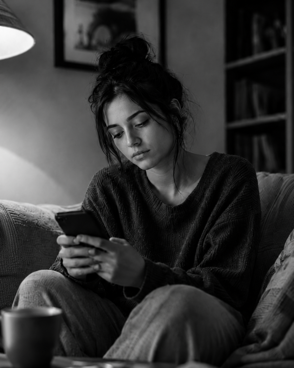 Alone, swiping
